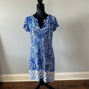 Lilly Pulitzer Sophialitta Dress in Twilight Blue Early Riser